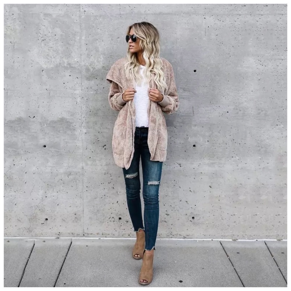 ‼️PRICE FIRM LAST CALL Cozy Soft Sherpa Jacket - Picture 3 of 8